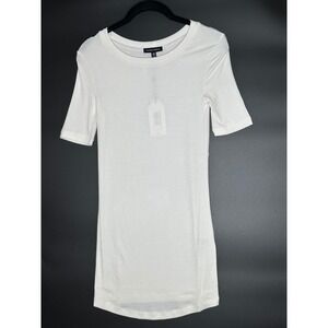 Universal Standard‎ Womens White T-Shirt 4XS (00-0)  Tencel Minimalist Capsule